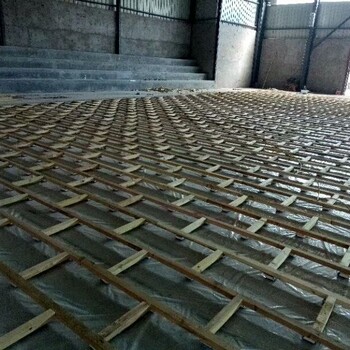 广西北海建篮球馆体育木地板快照