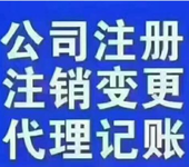 专业注册公司、代理记账、纳税申报等服务