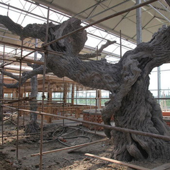 济南水泥假树制作公司济南假树施工队伍济南做假树的厂家