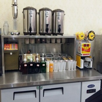 不锈钢奶茶店操作台报价,奶茶操作台哪里有卖批发价格