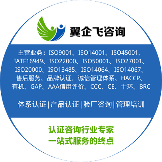 苏州工业园区ISO9001咨询-