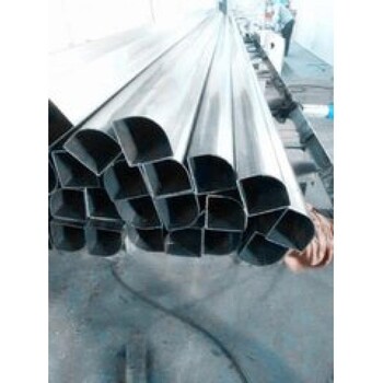 304不锈钢管扇形管\304不锈钢凹槽管现货\304异型管厂家