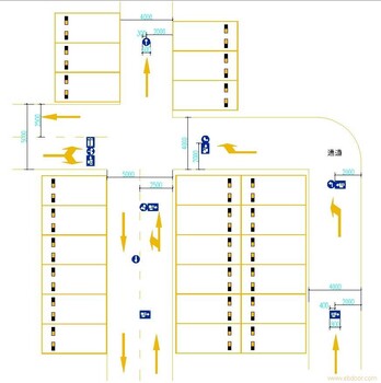 学校道路划线