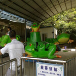 弹跳青蛙儿童游乐设备儿童游乐场所设备受欢迎的游乐设备