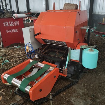 牧草青儲包膜機(jī)儲存飼料秸稈打包機(jī)飼料圓捆包膜機(jī)