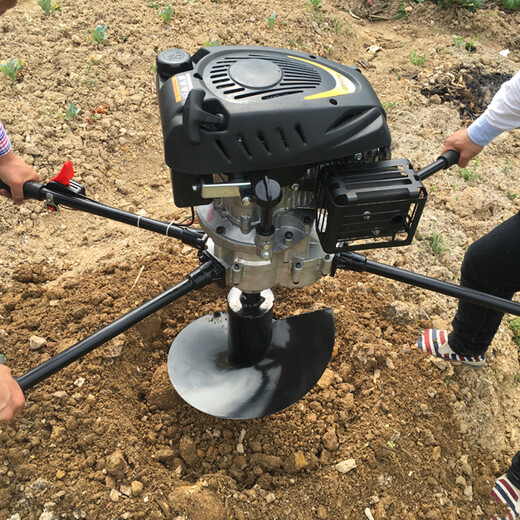 中型地钻挖坑机视频加厚型便携式挖坑机原理