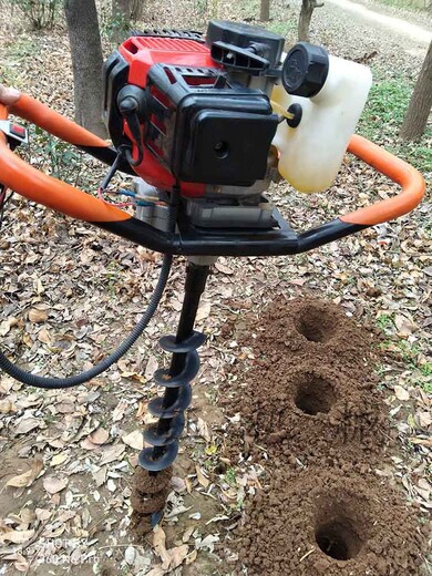 龙钰手提式挖坑机,新型便携式植树挖坑机价格