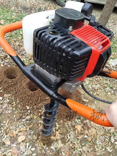龙钰手提式挖坑机,新款手动便携式挖坑机