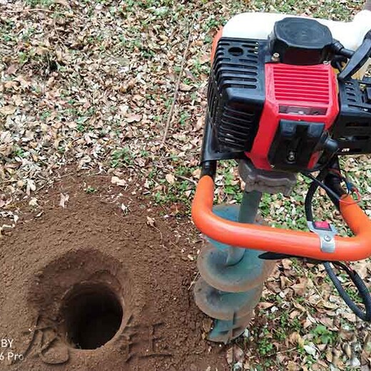 龙钰手提式挖坑机,龙钰机械多用植树挖坑机价格