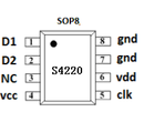S4220T/S4225/S4120开关调色温控制芯片图片
