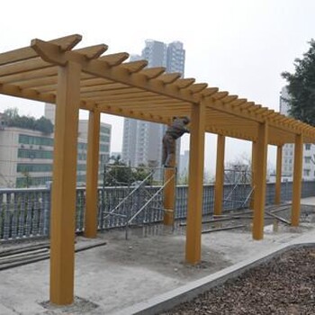 饒陽廊架制作廠家I碳化木廊架制作I衡水防腐木廊架