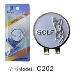 高尔夫帽夹Golfballmarker卡通动物，水晶，，生肖帽夹图片1