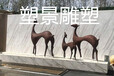 中山锻造不锈钢鹿雕塑动物主题雕塑厂家定制