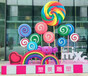 三沙玻璃钢彩绘糖果棒棒糖雕塑商场广场活动展览摆件