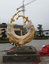上海不锈钢浪花景观雕塑厂家直销尺寸定制