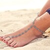 外貿熱賣復古時尚簡約腳飾歐美鏤空雕花沙灘連趾腳鏈廠家批發