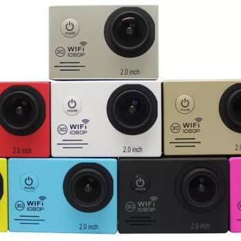 现货户外运动相机wifi迷你DV潜水相机礼品相机