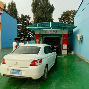 恭贺:河南省焦作市德诚加油站安装BR-9SF型全自动洗车机