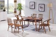 北欧餐桌椅组合小户型现代简约家具实木家用饭桌子