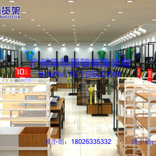 专业生产服装、包包、鞋子货架图片