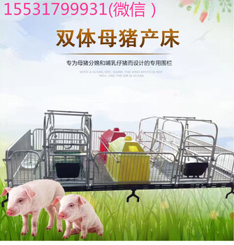 畜牧养猪设备厂母猪产床供应全国镀锌管国标质量，价格便宜。