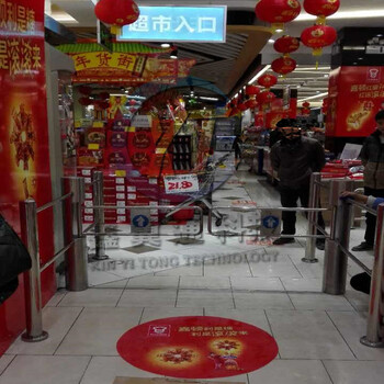 石家庄商场摆闸,沧州超市单向手动摆闸,承德购物车通道感应门