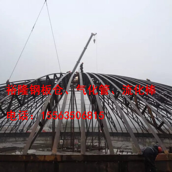 聊城裕隆2萬噸邢臺粉煤灰鋼板庫氣化管流化棒，能耗低