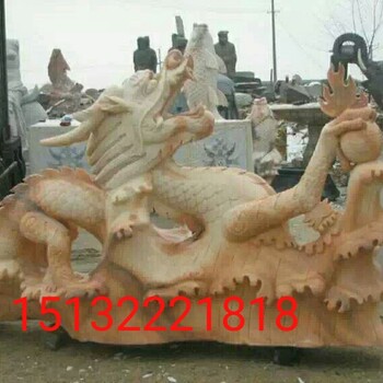 晚霞紅石雕龍.鹿.獅子動(dòng)物石雕