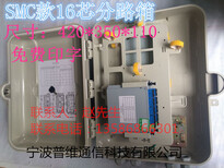电信设备箱子SMC1分16光分路器插片式光纤分线箱配线箱图片1