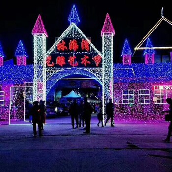 燈光展定制廠家燈光展安裝場景