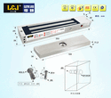 磁力锁力士坚磁力锁MC270L