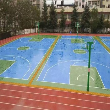 江南丙烯酸篮球场地坪漆材料施工厂家-丙烯酸篮球场地面施工