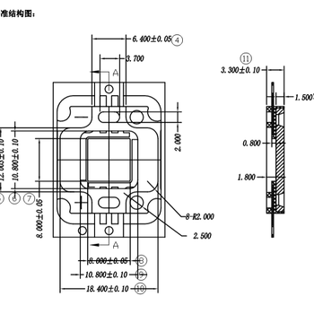 4W仿流明大功率LED系列