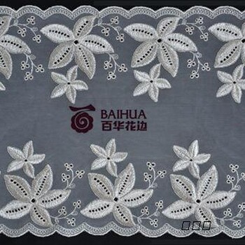 清遠刺繡花邊面料稱斤就找百華15年