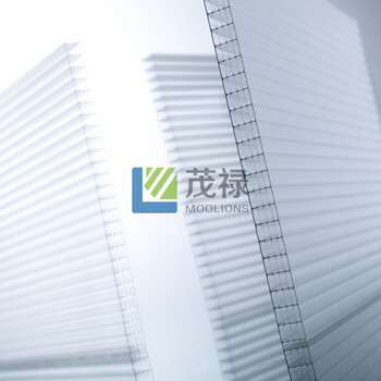 工厂定制透明PC耐力板雨棚阳光房用阳光板美观