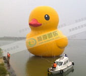 香港大黄鸭气模充气玩偶充气大黄鸭