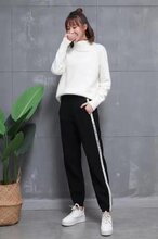 佳妮斯品牌服装折扣安哥拉羊绒毛裤女装批发拿货图片