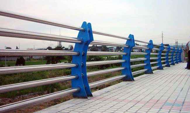 山西晋中河道护栏景观护栏Q345桥梁护栏灯光桥梁护栏