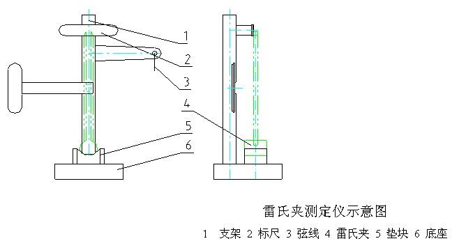 雷氏夹测定仪参数,正品ld-50水泥安定性雷氏夹测定仪