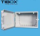 厂家直销TIBOXTE-AG-1929搭扣合页塑料防水盒电气仪表接线盒端子密封箱