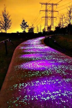 廣州夜光透水路面，彩色透水地坪，透水混凝土路面材料施工報(bào)價(jià)