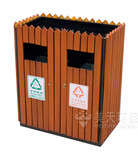 长沙美天环保垃圾桶钢木垃圾桶信誉图片0