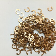 e型卡環擋圈金屬不銹鋼黃銅磷銅鈹青銅擋圈圖片