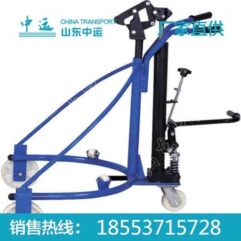廠350KG油桶搬運(yùn)車托盤液壓油桶車腳踏式油桶手推車DT350A