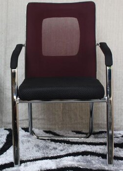 简约方洞弓形网椅创意圆管办公椅电脑椅