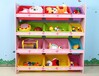 幼儿园宝宝带书架板材玩具柜简约儿童超大容量整理架