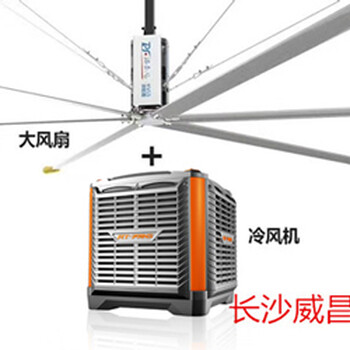 株洲瑞泰风超大型工业吊扇降温设备安全可靠