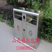 晋中学校环保垃圾箱公园景区不锈钢垃圾筒钢木果壳箱