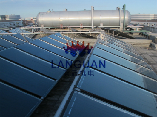 中山太阳能平板热水工程平板集热器