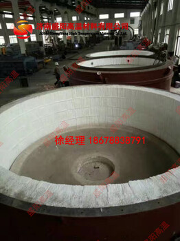 濟南盛陽承接工業(yè)爐臺車爐井式爐墻體保溫耐火，硅酸鋁陶瓷纖維